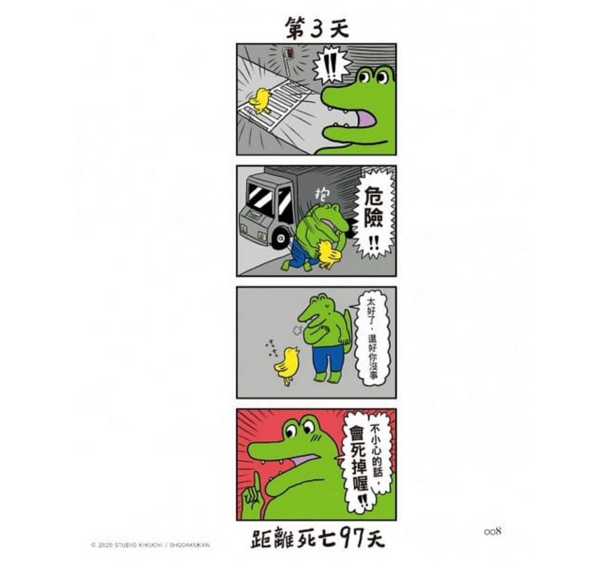100天後就會死的鱷魚