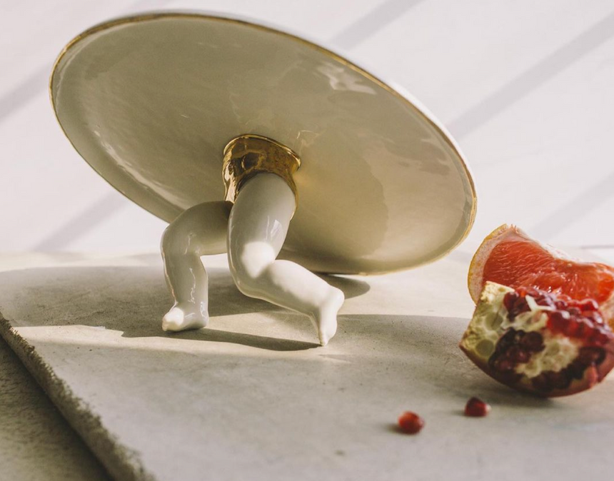 Bikini Girl Decorative Plate | Sind Studio