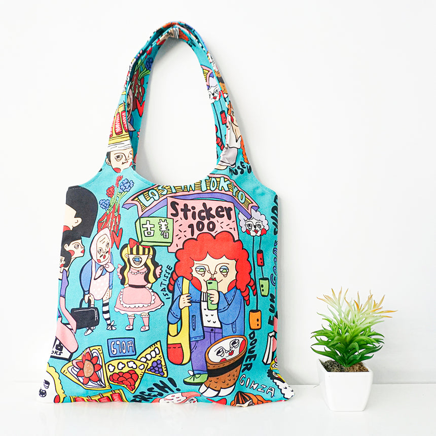 Isatisse 眼袋女孩 Tote bag