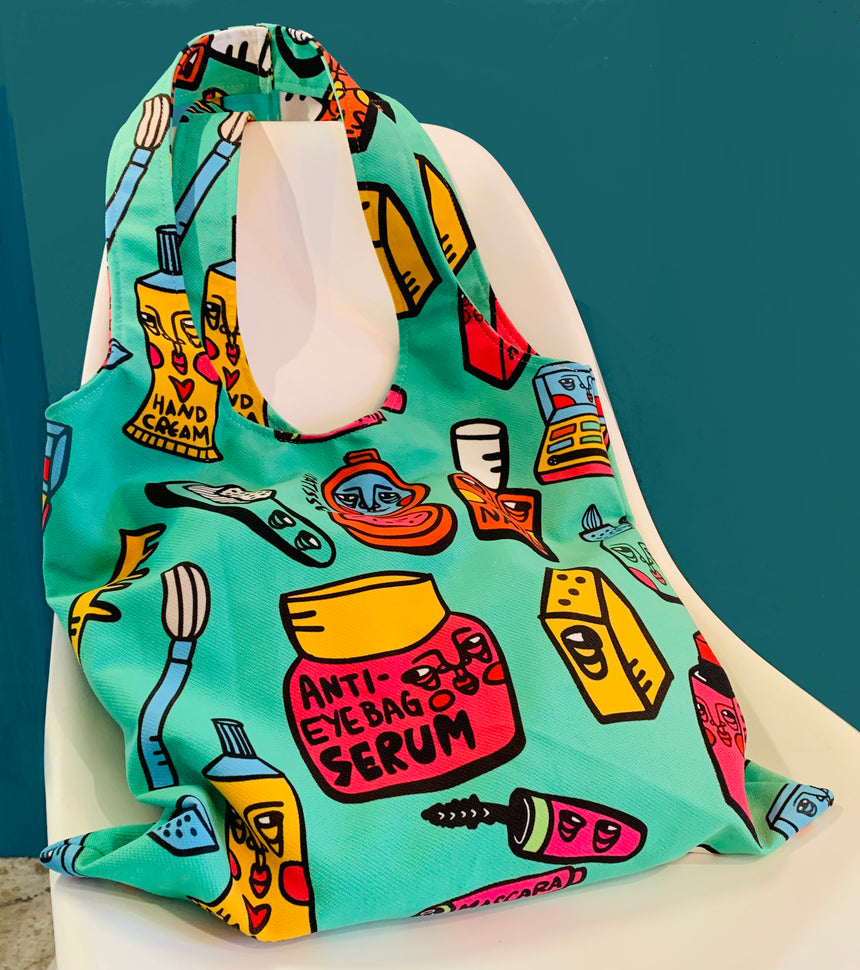 Isatisse 眼袋女孩 Tote bag