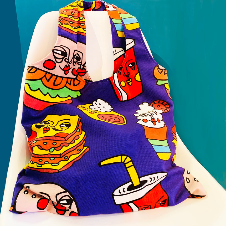 Isatisse 眼袋女孩 Tote bag